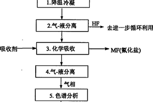 甲基磺酰氟CH3SO2F電化學氟化氣相產物的分析測定方法