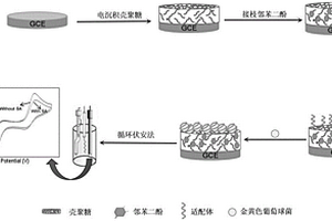檢測金黃色葡萄球菌的電化學適配體傳感器及其制備方法與應用方法