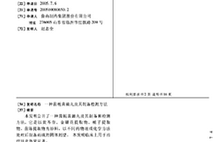 茵梔黃滴丸及其制備檢測方法