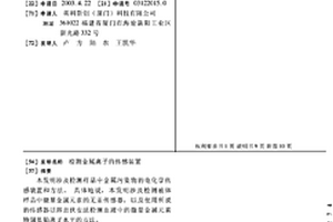 檢測金屬離子的傳感裝置
