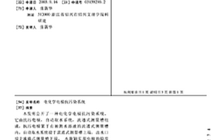 電化學電極抗污染系統