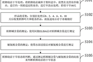 通過檳榔堿與脯氨酸含量檢測檳榔幼苗干旱狀態的方法