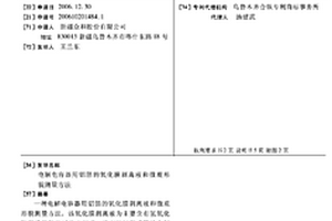 電解電容器用鋁箔的氧化膜剝離液和微觀形貌測量方法