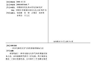 多電極電化學氣體傳感器的制備方法