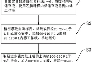 檢測人血清中多種維生素的預處理試劑盒及其使用方法