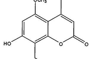 一個新的香豆素類活性成分及其制備方法與應用
