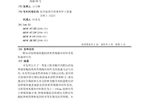 靶向識別腫瘤細胞的納米藥物載體材料及其制備和應用