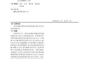 可見光響應的復合氧化物光催化劑LiBiTiO4及其制備方法