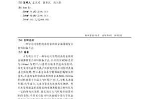 導電時效性的滌綸基納米金屬薄膜復合材料制備方法