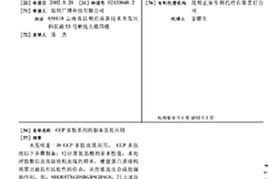CCP多肽系列的制備及其應用