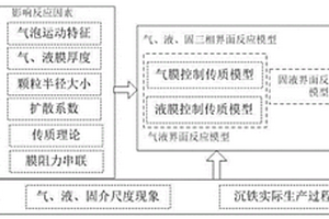 針鐵礦法沉鐵過程界面反應模型的建立方法及應用