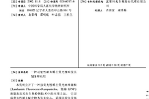 功能性纳米稀土荧光微粒及其制备和应用