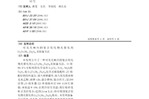 可見光響應的復合氧化物光催化劑Li6Ti5Nb2-xTaxO18及制備方法