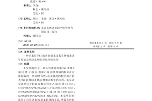 多表位TK1抗體的制備及其在腫瘤患者早期復發風險及預后評估中的應用