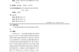 水溶性納米復合材料及其制備方法和應用