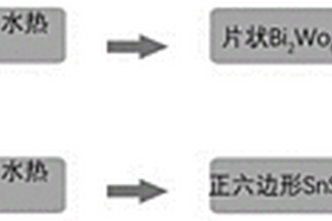 Bi<Sub>2</Sub>WO<Sub>6</Sub>與SnS<Sub>2</Sub>構建形成異質結構復合材料及其制備方法