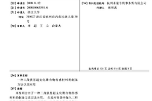 二茂鐵基超支化聚合物傳感材料的制備方法以及應用