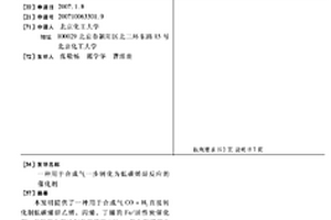 用于合成氣一步轉化為低碳烯烴反應的催化劑