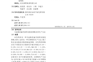 人造板設備用調質高強度鋼板及其生產方法