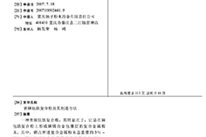 青銅包鐵復合粉及其制造方法