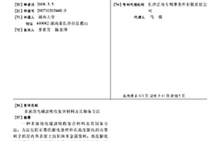 多波段電磁波吸收復合材料及其制備方法
