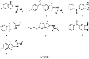 苯并咪唑類化合物在抗農業病原真菌中的用途