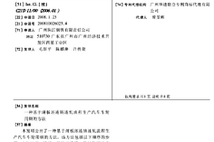 基于薄板坯連鑄連軋流程生產汽車車輪用鋼的方法