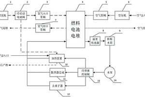 燃料電池發動機氫氣燃燒加熱器及極低溫自啟動方法