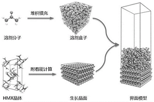 溶液中含能材料結晶形貌的計算方法
