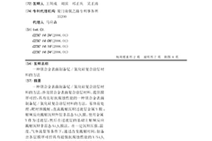 鎂合金表面制備釔/氮化硅復合涂層材料的方法