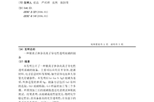 銀離子摻雜高離子導電性透明玻璃的制備