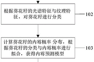 基于多光譜圖像的葵花籽內霉檢測方法、電子設備及介質