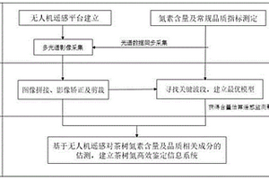 基于無人機多光譜遙感的茶樹氮素診斷及品質指標測定的預測方法和系統