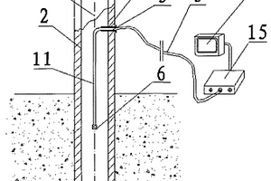 電桿地下基礎埋深段內表面裂紋缺陷無損檢測裝置和方法
