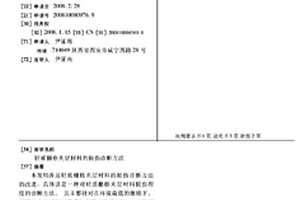輕質柵格夾層材料的損傷診斷方法