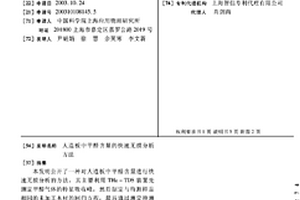 人造板中甲醛含量的快速無損分析方法