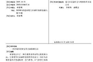 在線管道密實性無損檢測方法
