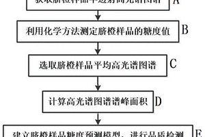 基于高光譜透射技術譜峰面積的臍橙糖度檢測快速建模法
