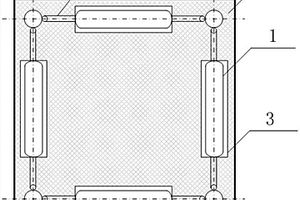 高空線纜在線無損檢測支架穩定裝置