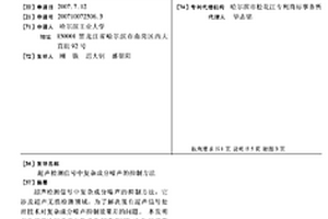 超聲檢測信號中復雜成分噪聲的抑制方法
