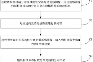 低空高光譜遙感檢測柑橘黃龍病的方法、裝置及系統