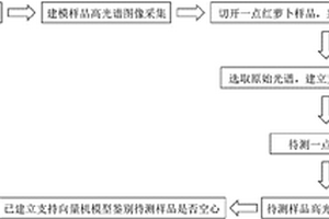 基于高光譜成像技術的一點紅蘿卜空心鑒別方法