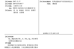 Ba1-xMgLiGaMxFBr1-ySy∶Rez, Ag0.1光存儲發光材料及其制備方法