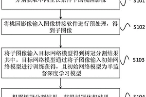 基于無人機影像的桃樹樹冠表型信息提取的方法、裝置及系統