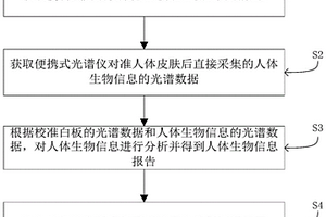 利用反射光譜分析人體生物信息的方法及系統
