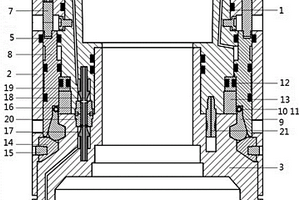 深水測試井口管柱連接器