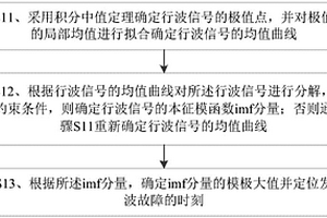 區域行波故障定位方法及系統