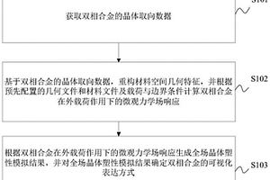 雙相合金的全場晶體塑性模擬方法、裝置、設備及介質
