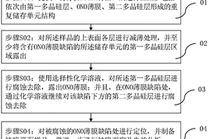 Flash產品的ONO薄膜缺陷的失效分析方法