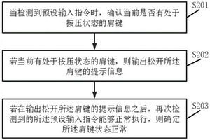 肩鍵檢測方法、移動終端及存儲介質